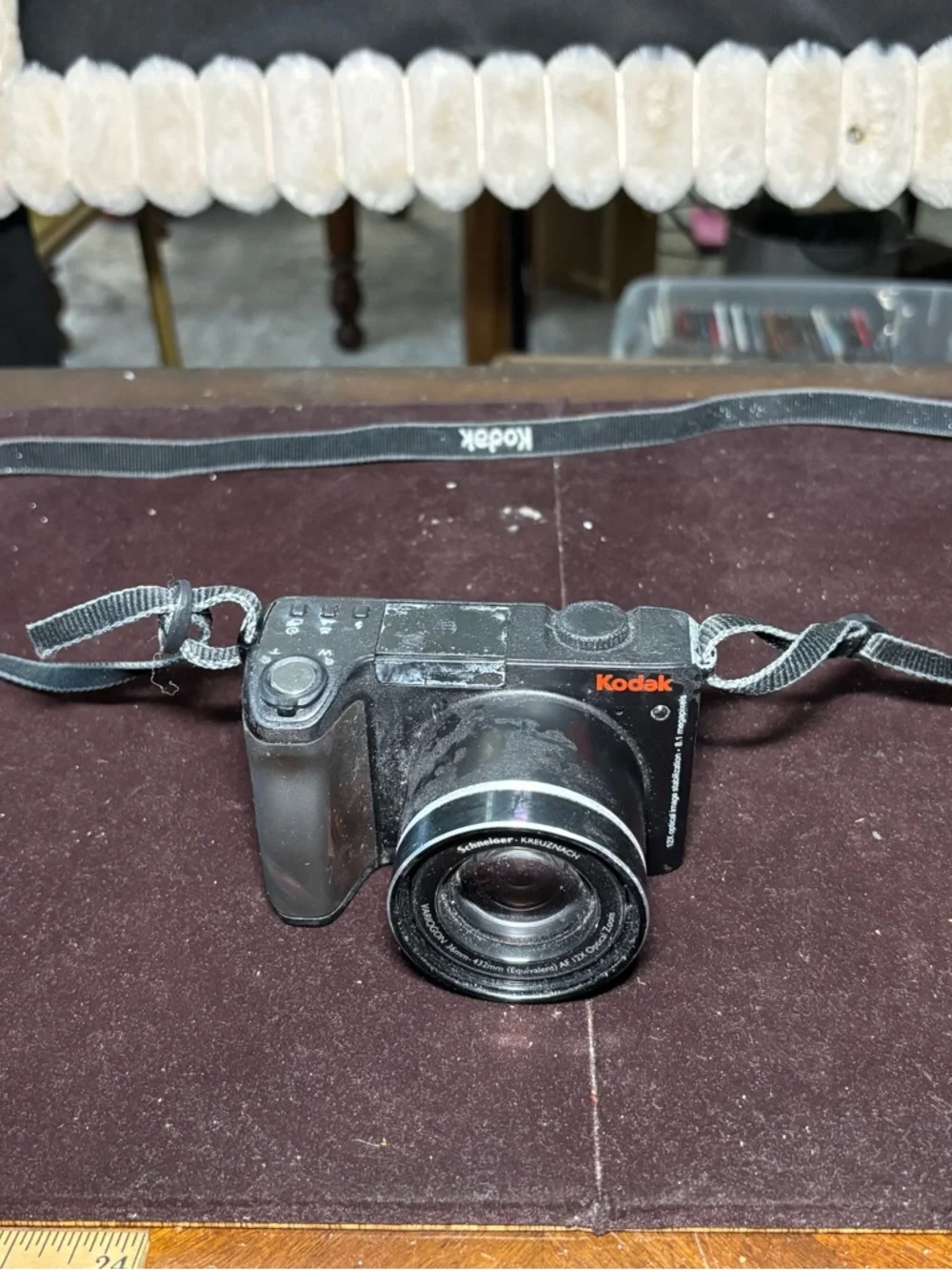 Kodak Black Compact Digital Camera with Lens and Strap